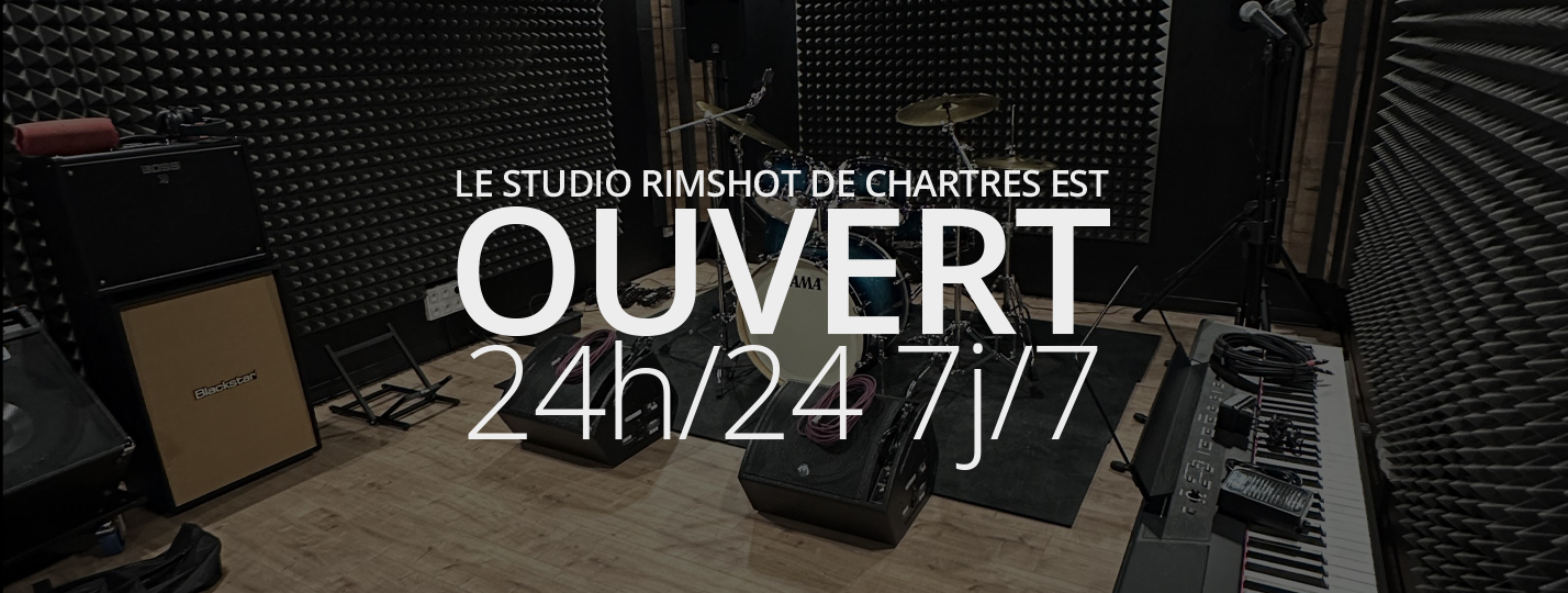 studio rimshot Chartres répétition et enregistrement