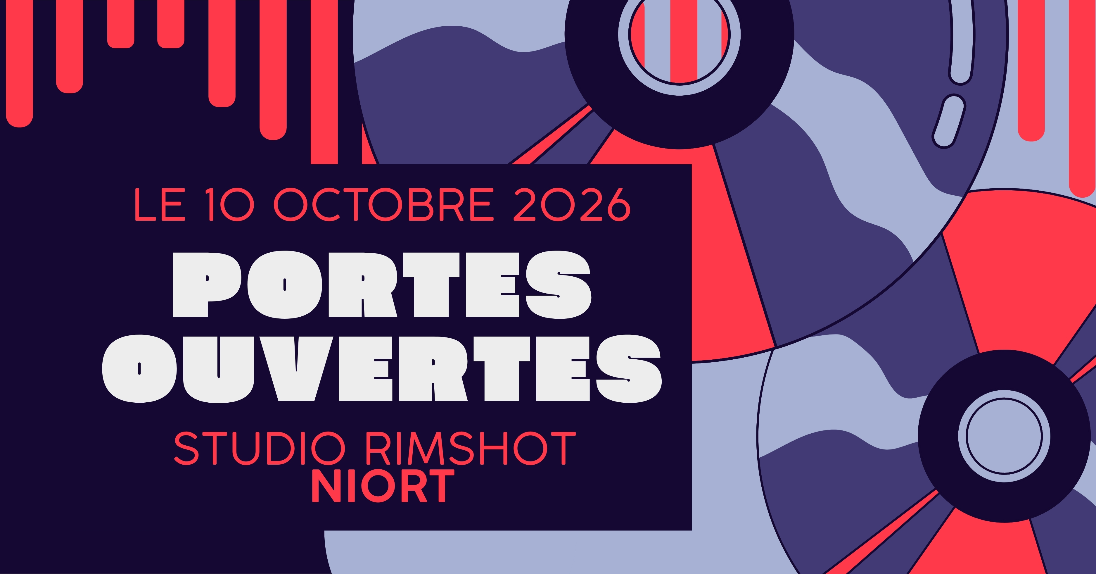 Portes ouvertes studio rimshot niort 10 octobre 2026 à partir de 16h00