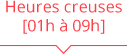 tarifs heure creuse