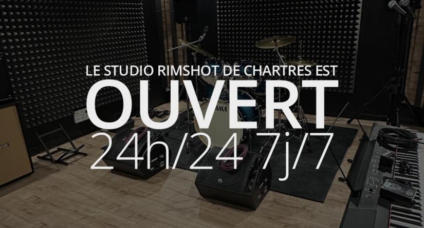 studio rimshot Chartres répétition et enregistrement
