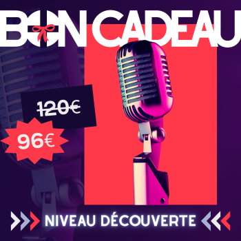 Bon cadeau studio d'enregistrement