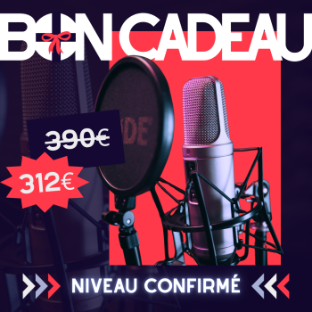 Bon cadeau studio d'enregistrement