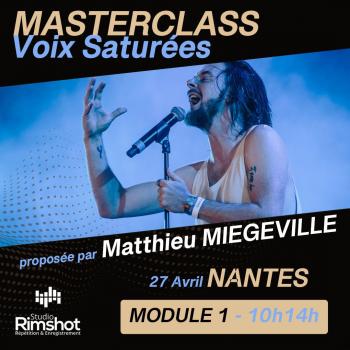 Masterclass Matthieu Miegeville STUDIO RIMSHOT
