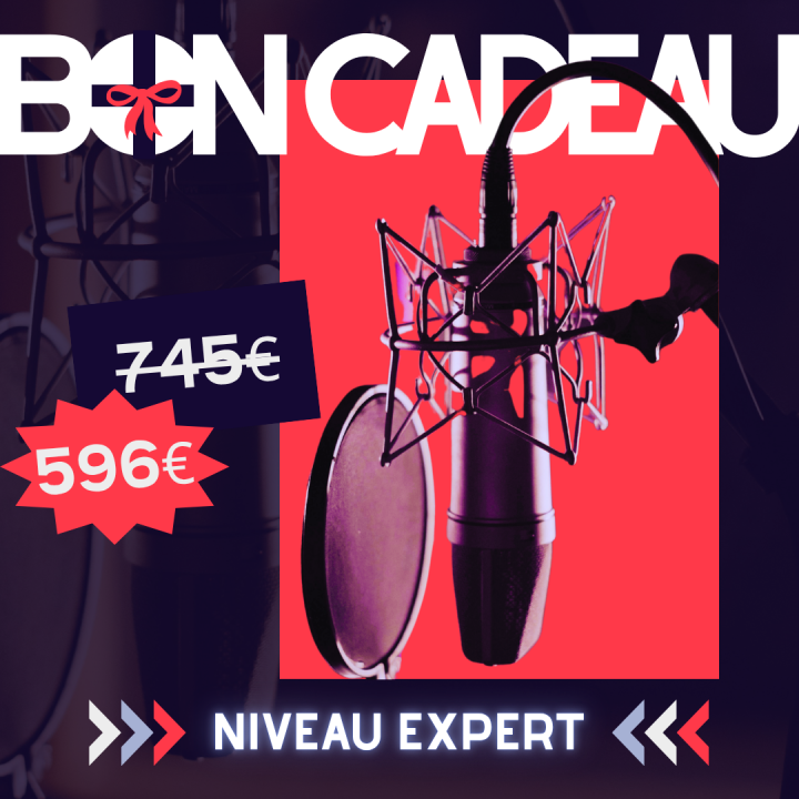 Bon cadeau studio d'enregistrement