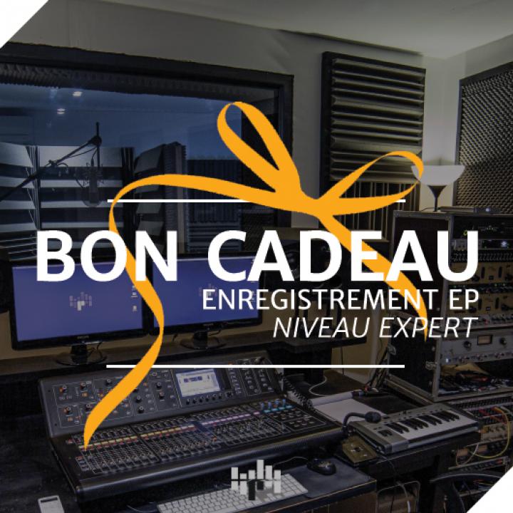 Bon cadeau studio d'enregistrement