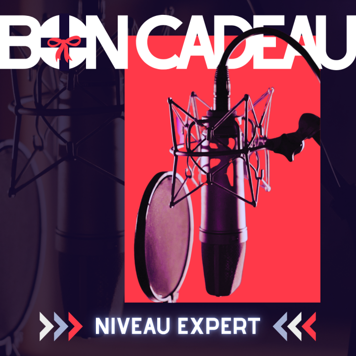 Bon cadeau studio d'enregistrement