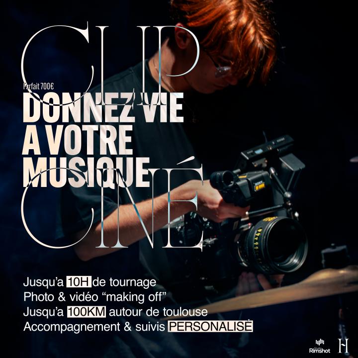 Tournage clip vidéo à Toulouse : offre clé en main