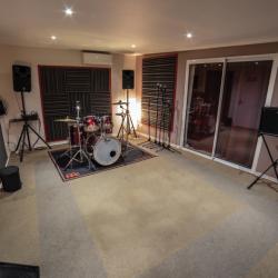 cabine studio d'enregistrement