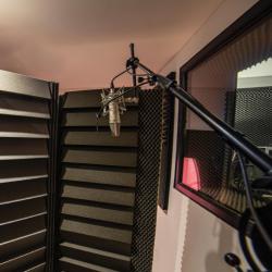 cabine studio d'enregistrement